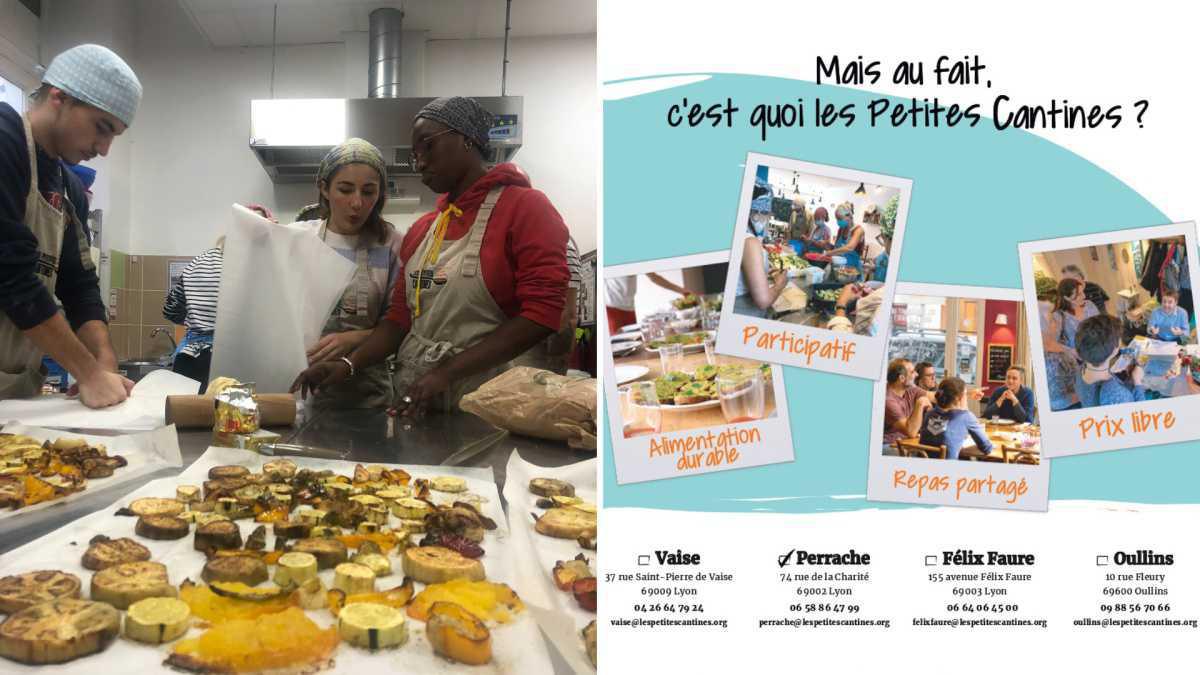 Les jeunes à l'atelier des Petites Cantines Les jeunes à l'atelier des Petites Cantines