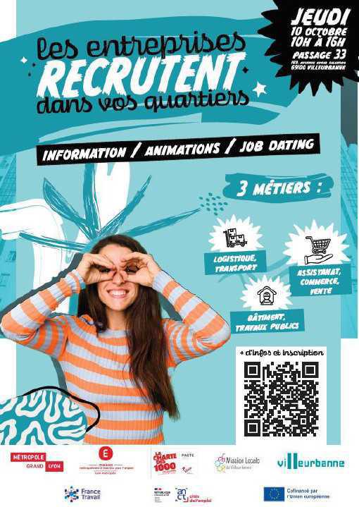 Les entreprises recrutent dans vos quartiers Les entreprises recrutent dans vos quartiers