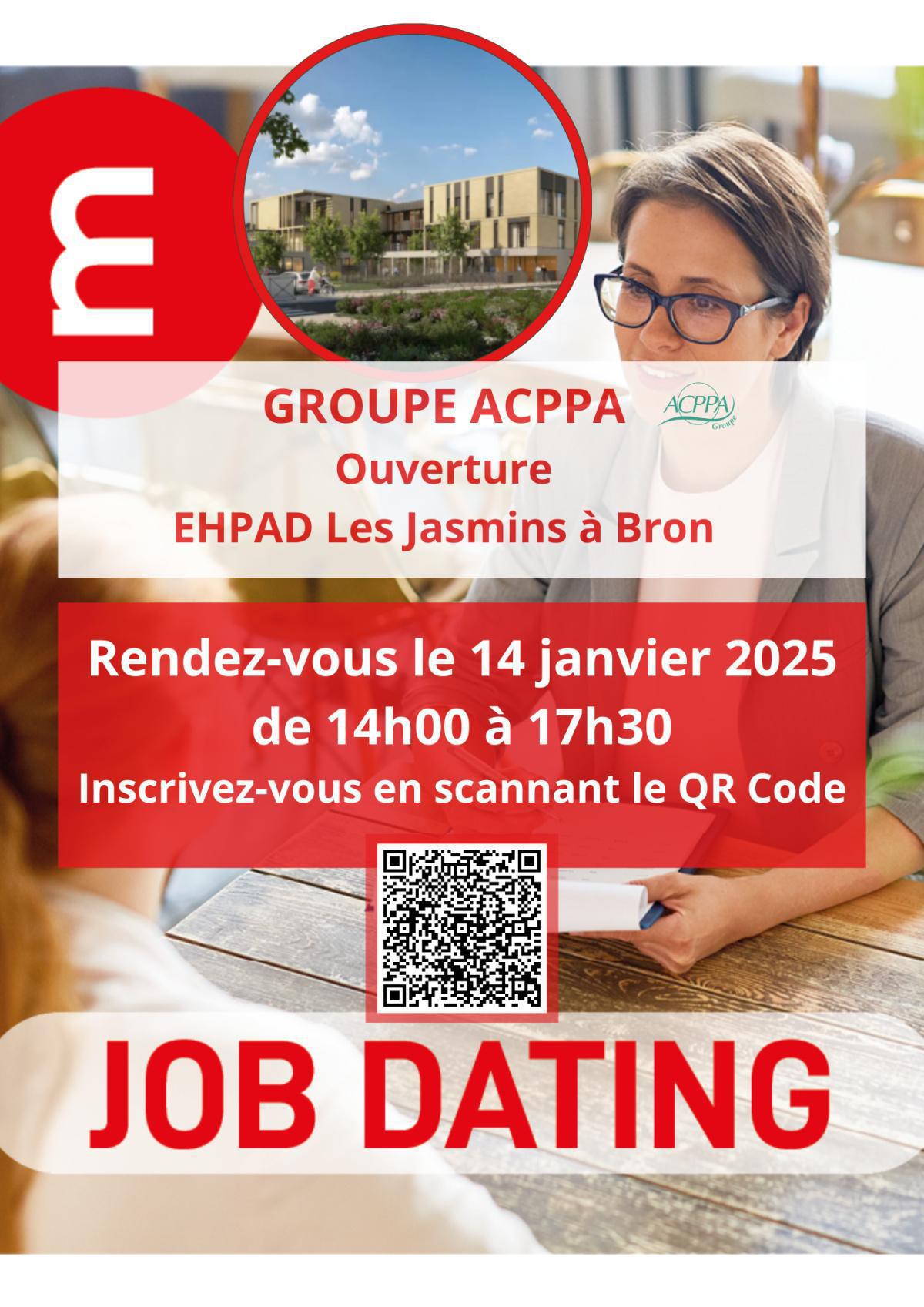 Job Dating - EHPAD Les Jasmins - Groupe ACPPA 