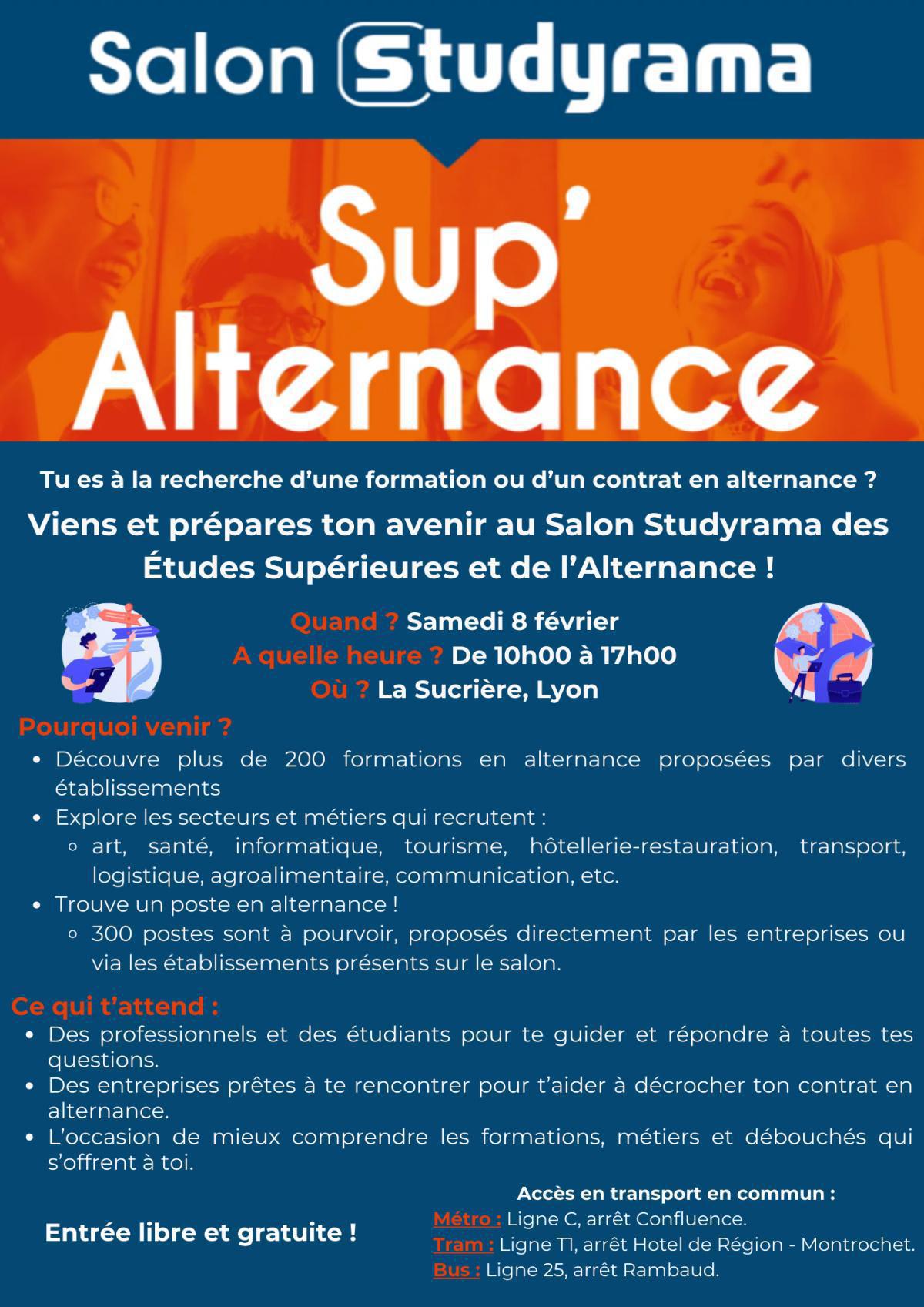 Salon Sup Alternance Studyrama
