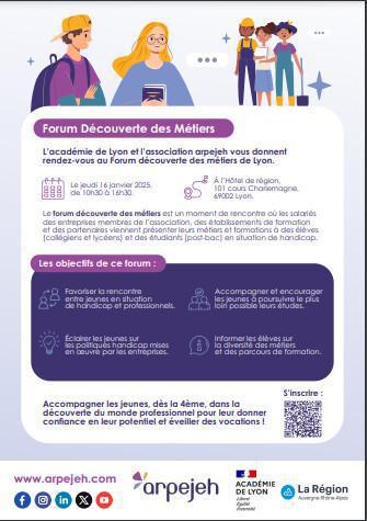 FORUM DECOUVERTE DES METIERS - ARPEJEH FORUM DECOUVERTE DES METIERS - ARPEJEH