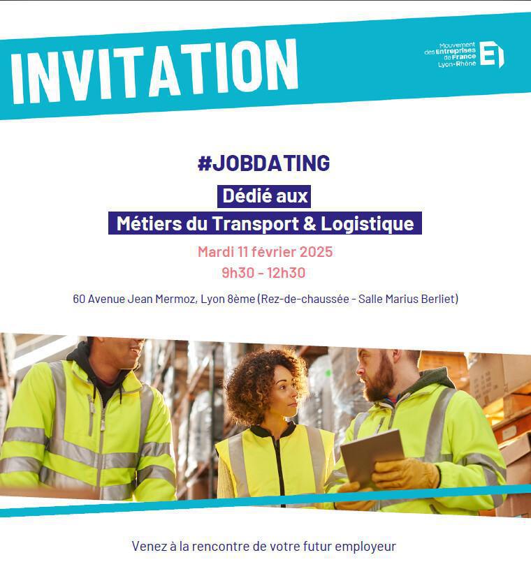 Job dating métiers du transport