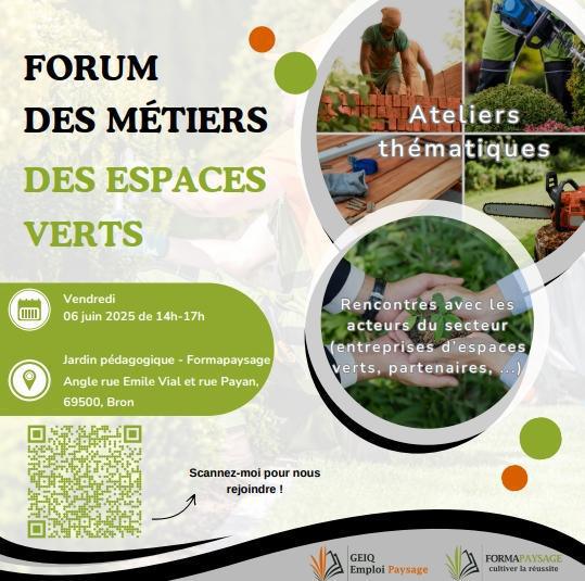 Forum des métiers des espaces verts