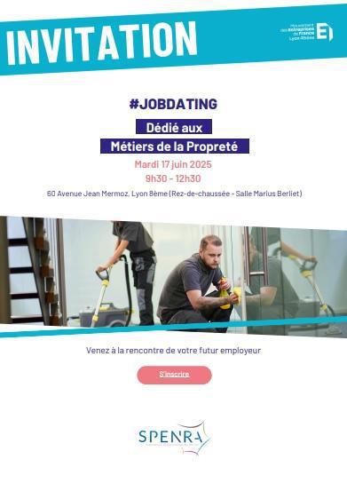 Job Dating - Métiers de la propreté