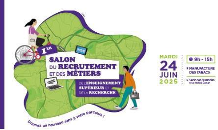Salon du Recrutement et des Métiers de l’Enseignement Supérieur et de la Recherche Salon du Recrutement et des Métiers de l’Enseignement Supérieur et de la Recherche