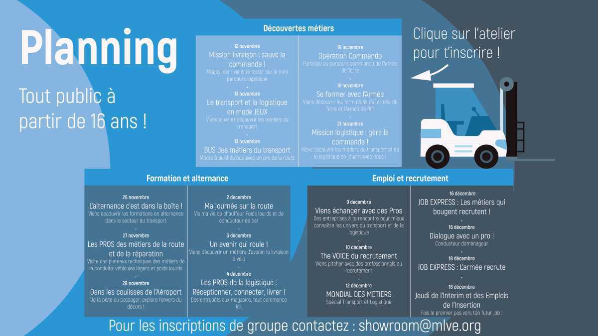 Showroom des Métiers - Transport Logistique