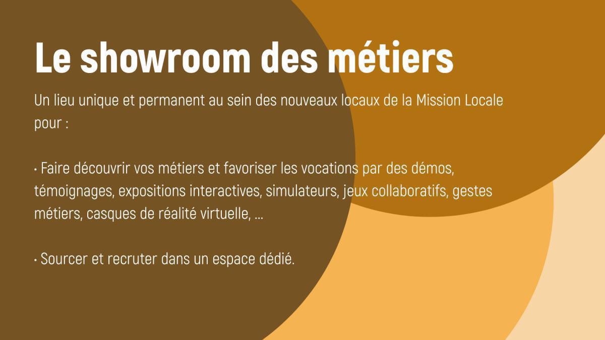 Showroom des Métiers - Commerce - Tourisme Hôtellerie Restauration