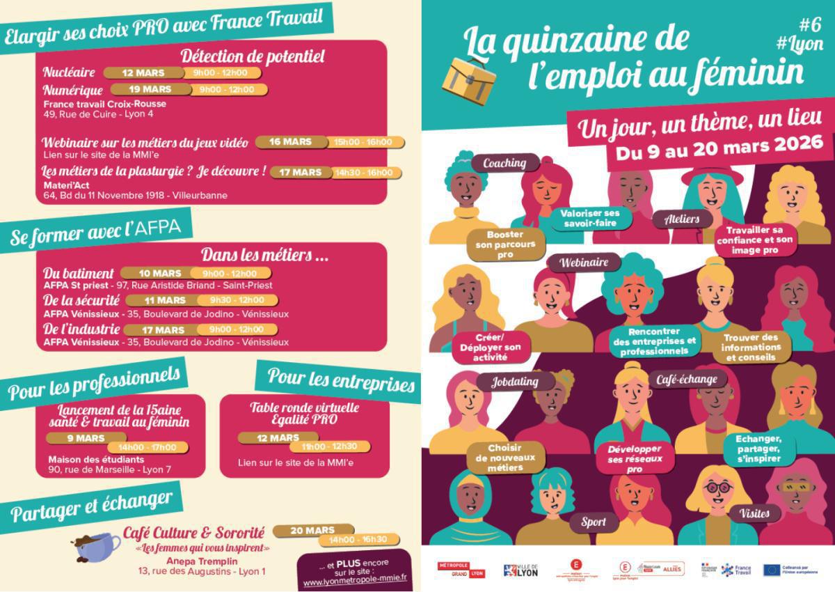 la quinzaine de l'emploi au féminin