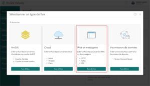 Configurer un flux de données temps-réel avec ArcGIS Velocity Configurer un flux de données temps-réel avec ArcGIS Velocity