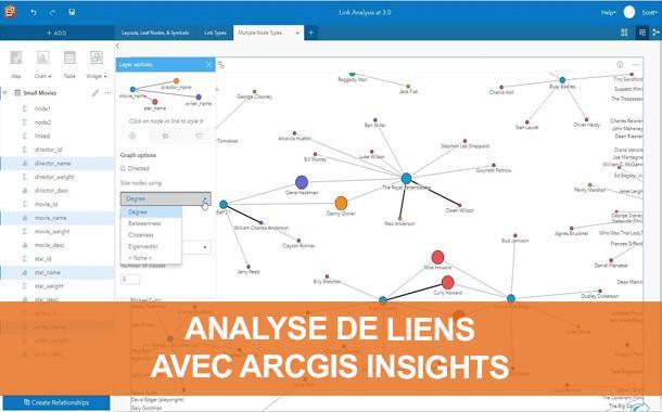 Analyse de liens avec ArcGIS Insights Analyse de liens avec ArcGIS Insights