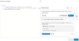 Aidez-vous d’un assistant pour écrire vos expressions Arcade