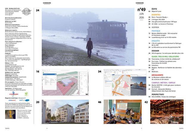 Découvrez le sommaire du SIGMAG d'octobre 2026 avec notre dossier sur les transports urbains, le SIG au cœur du réseau et notre enquête sur le ROI d'un SIG Découvrez le sommaire du SIGMAG d'octobre 2026 avec notre dossier sur les transports urbains, le SIG au cœur du réseau et notre enquête sur le ROI d'un SIG