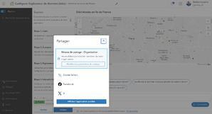 Configurer carte et application Data Explorer pour interagir avec ses données
