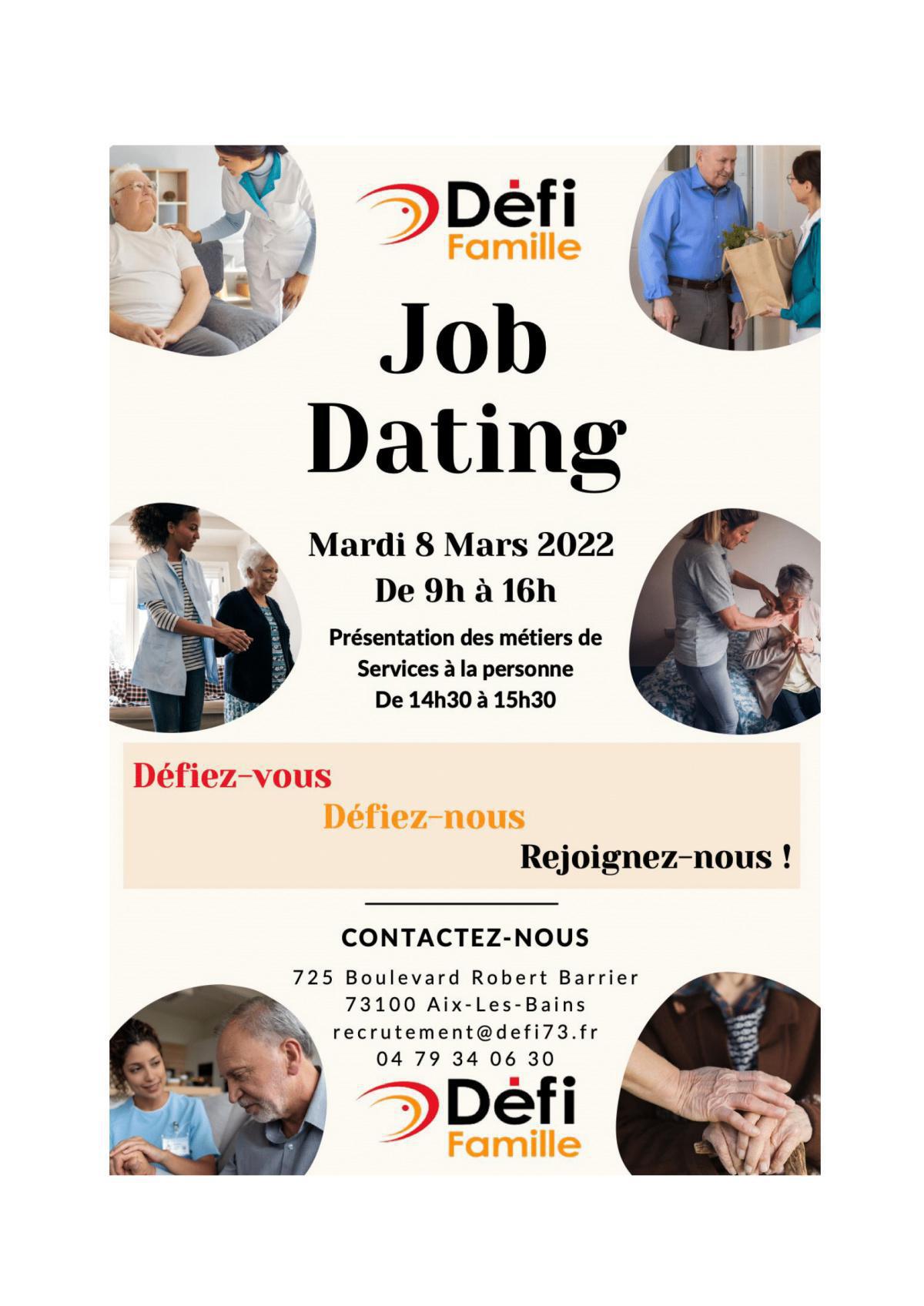 Job Dating - Défi Famille Job Dating - Défi Famille