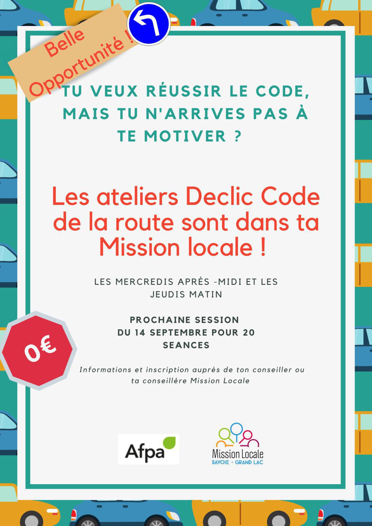 Passe ton code avec ta Mission Locale - Information collective Passe ton code avec ta Mission Locale - Information collective