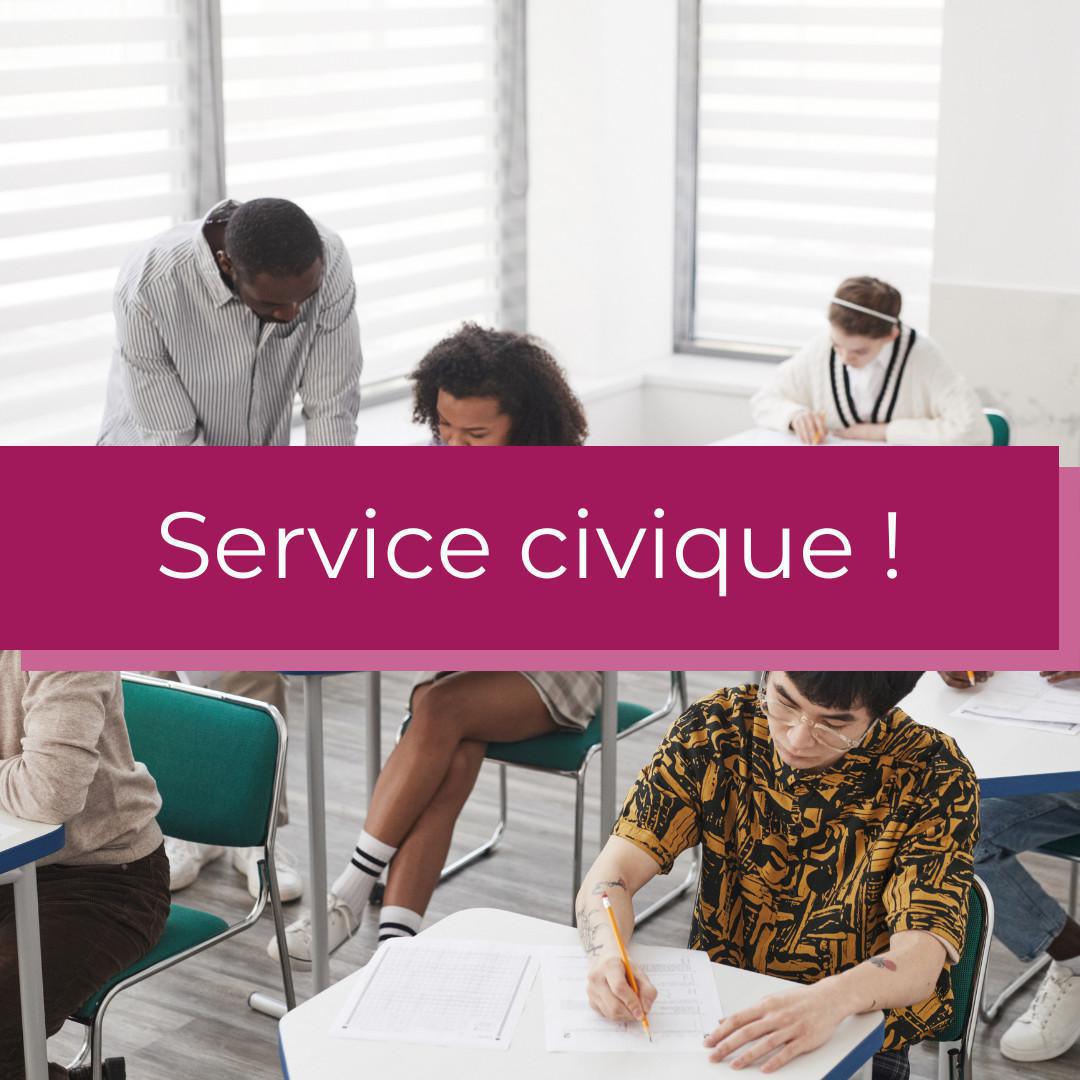 Service civique : Animation de projet et appui à la scolarité auprès de lycéens (H/F)