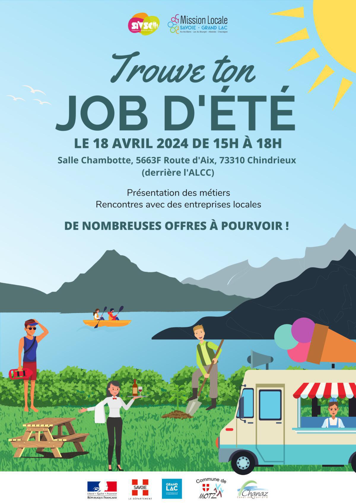 Forum "Trouve ton job d'été" en Chautagne