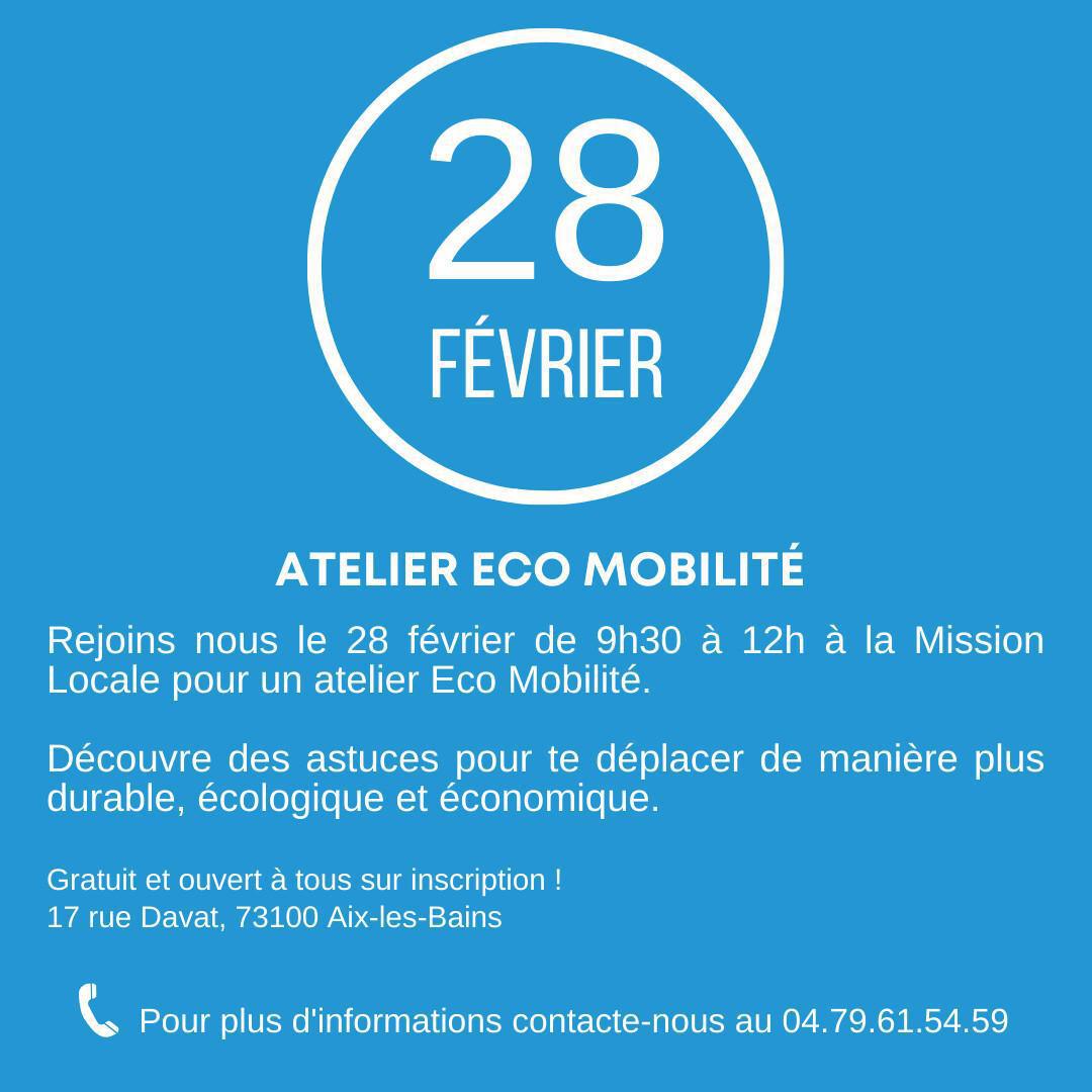 ATELIER ÉCOMOBILITÉ