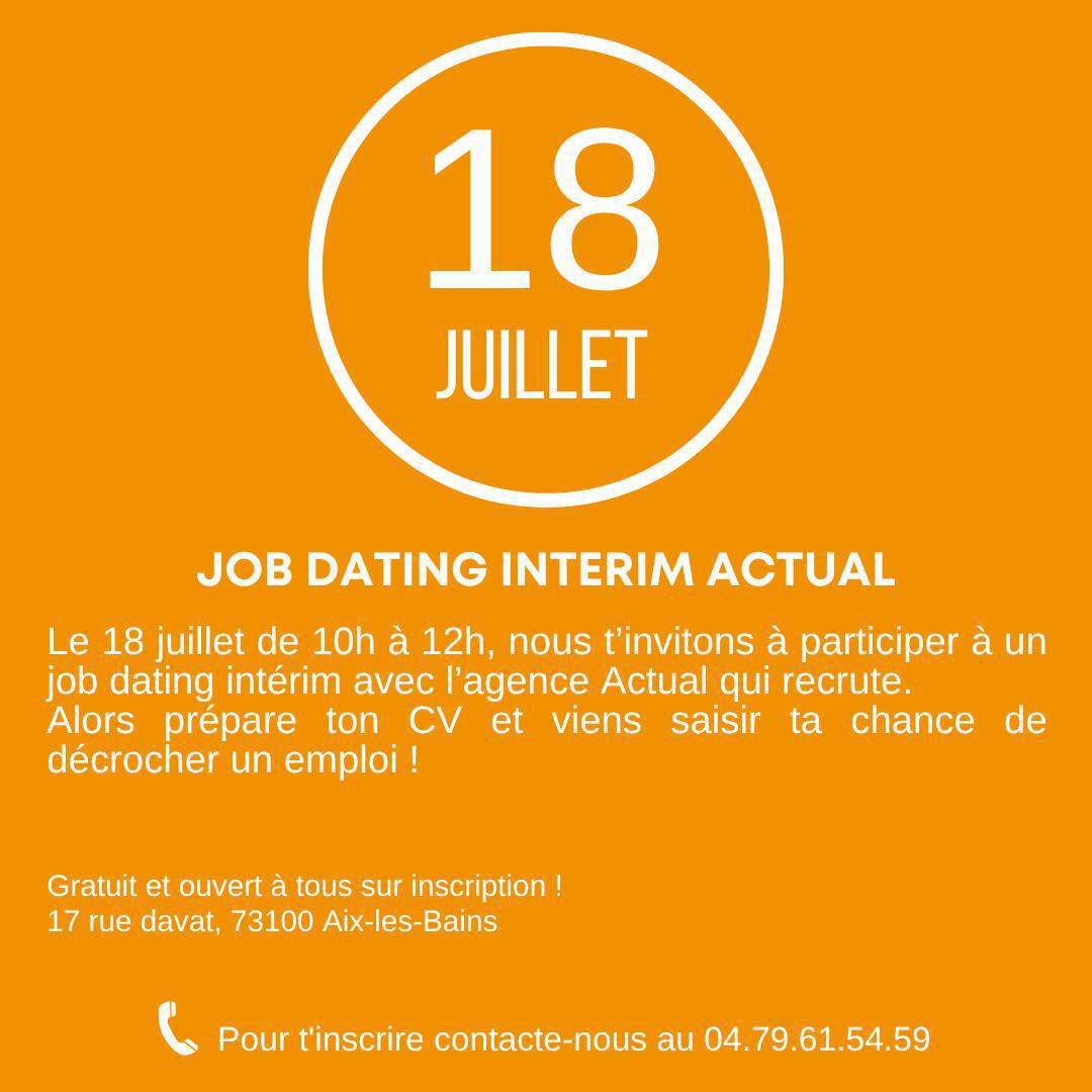 Job Dating Intérim Actual