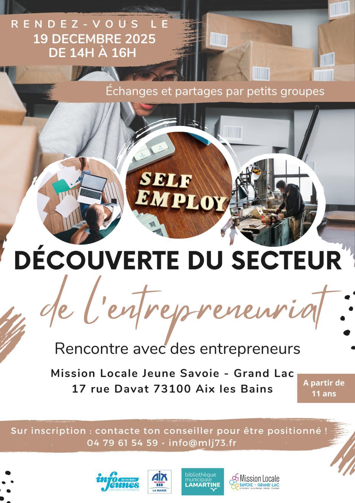 ZOOM METIER DE L'ENTREPRENEURIAT ZOOM METIER DE L'ENTREPRENEURIAT