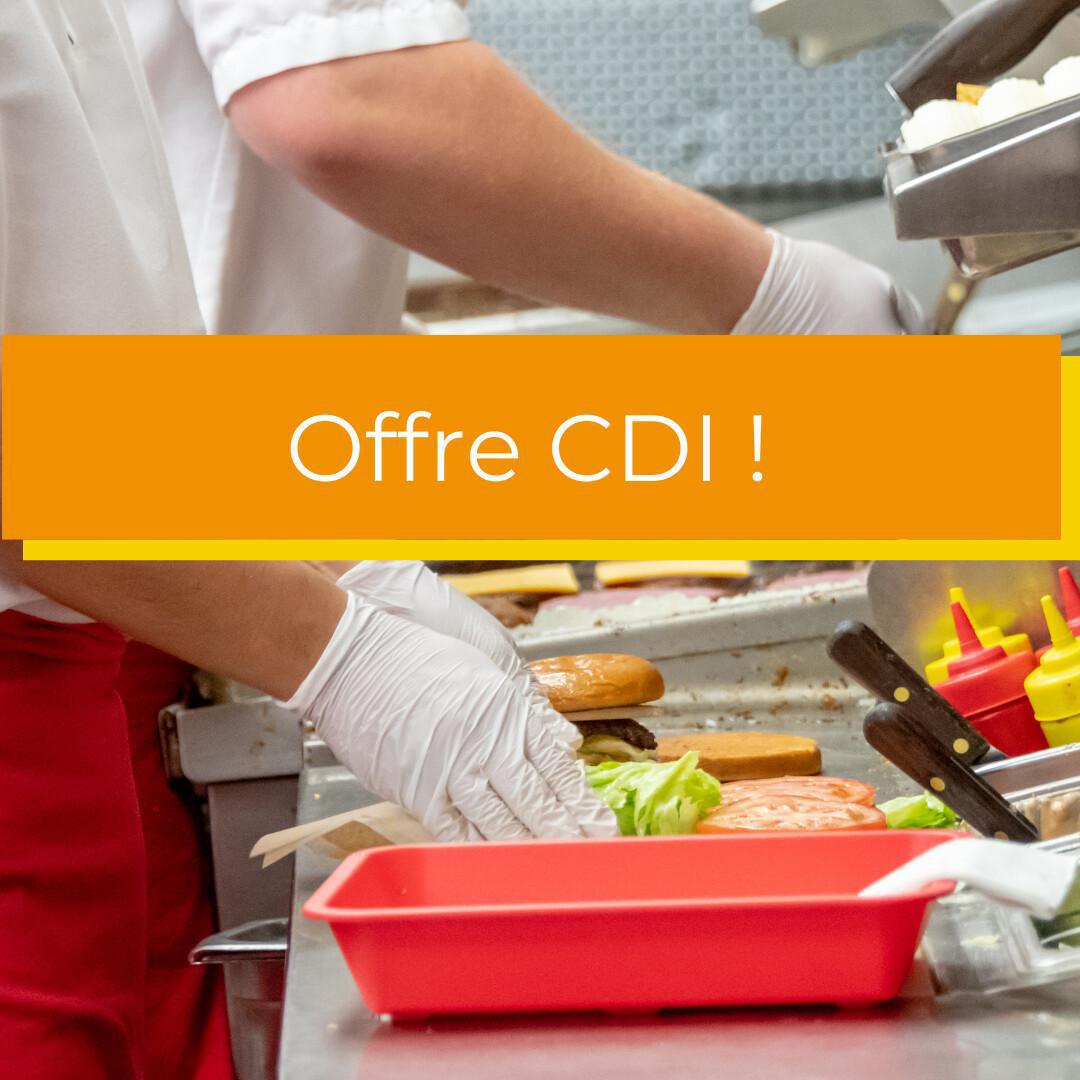 Agent de restauration rapide (H/F)