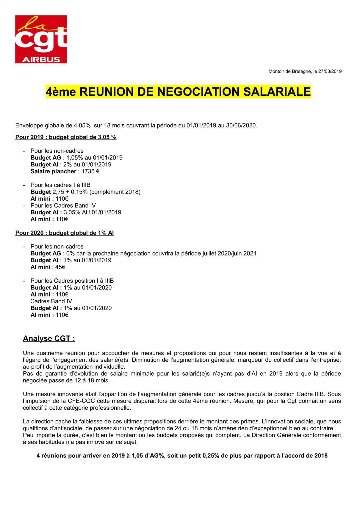 4ème réunion NAO