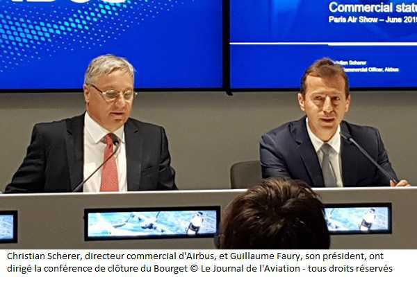 Bourget 2019 : Airbus clôture son salon avec un nouvel avion et des commandes pour 383 appareils