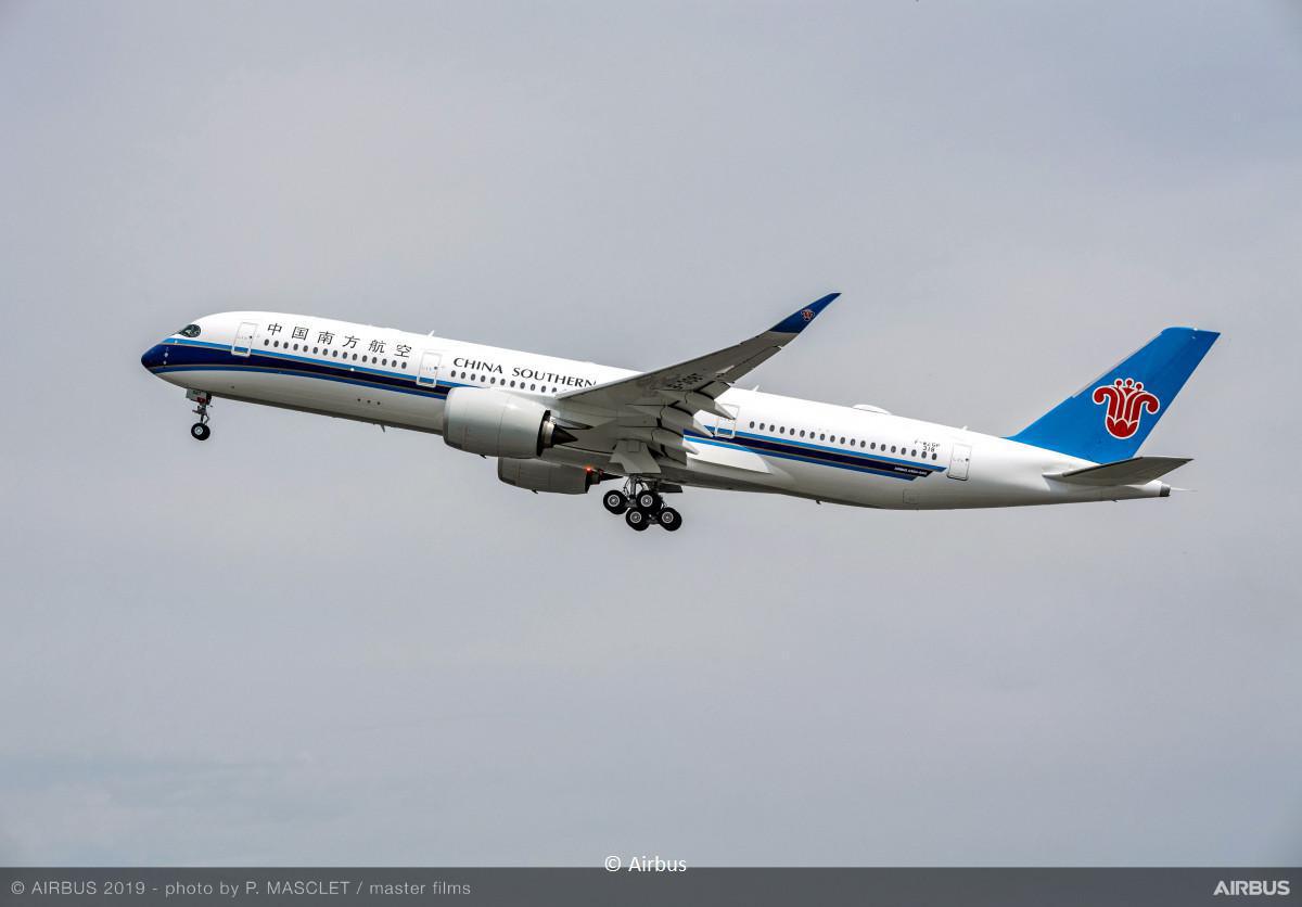 China Southern a reçu son premier Airbus A350-900