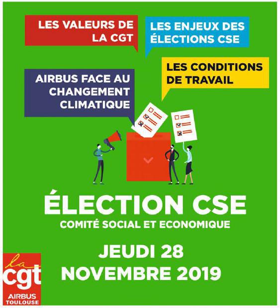 Election CSE : Thématiques + vos candidats CGT