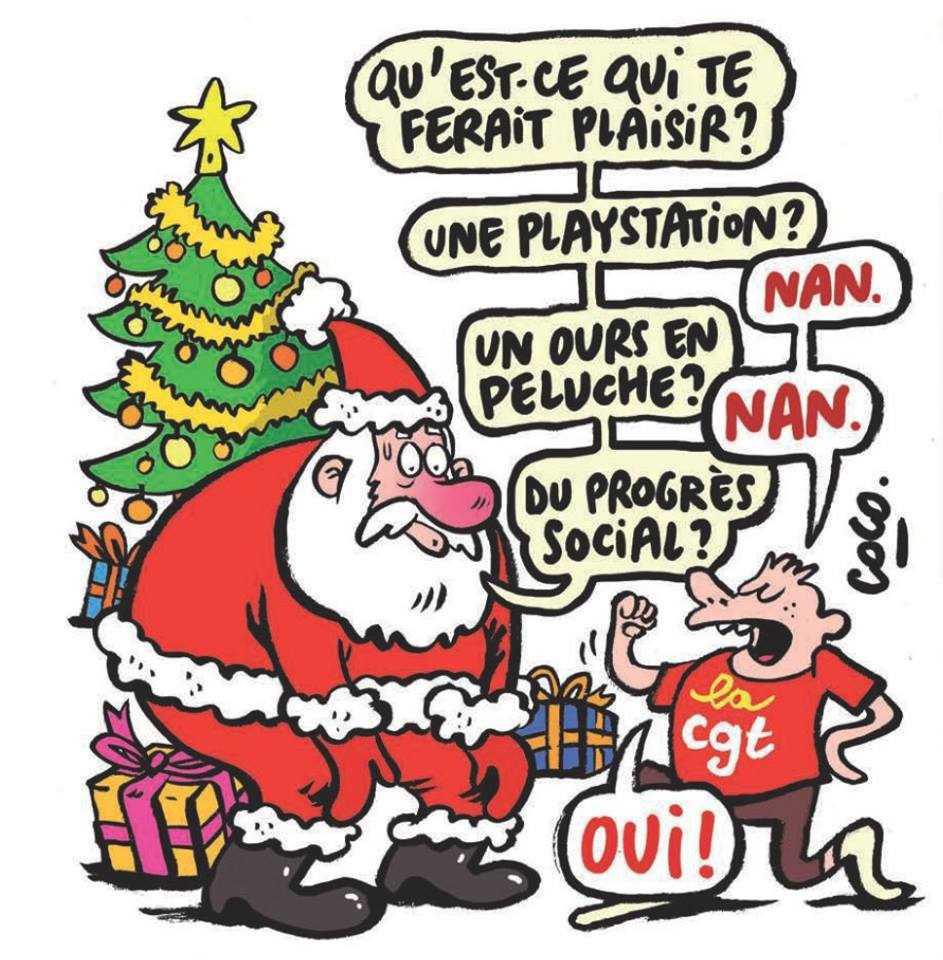 La CGT vous souhaite de Bonnes Fêtes!