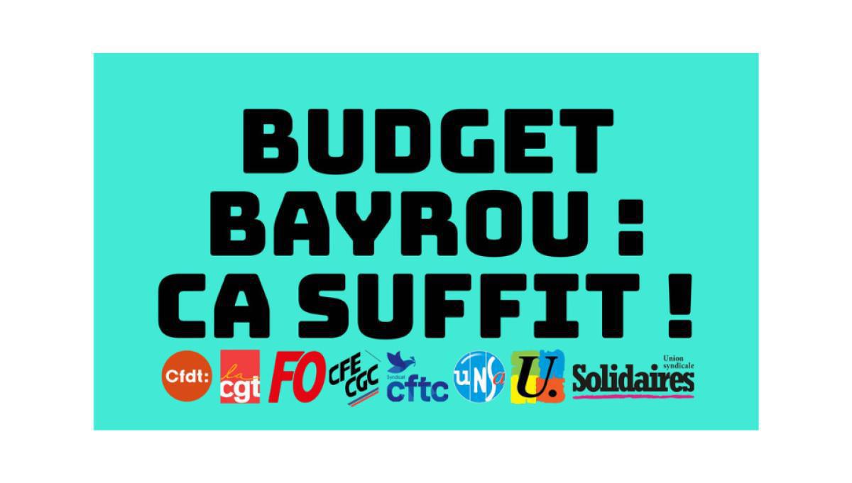 Budget : les sacrifices pour le monde du travail ça suffit ! Budget : les sacrifices pour le monde du travail ça suffit !