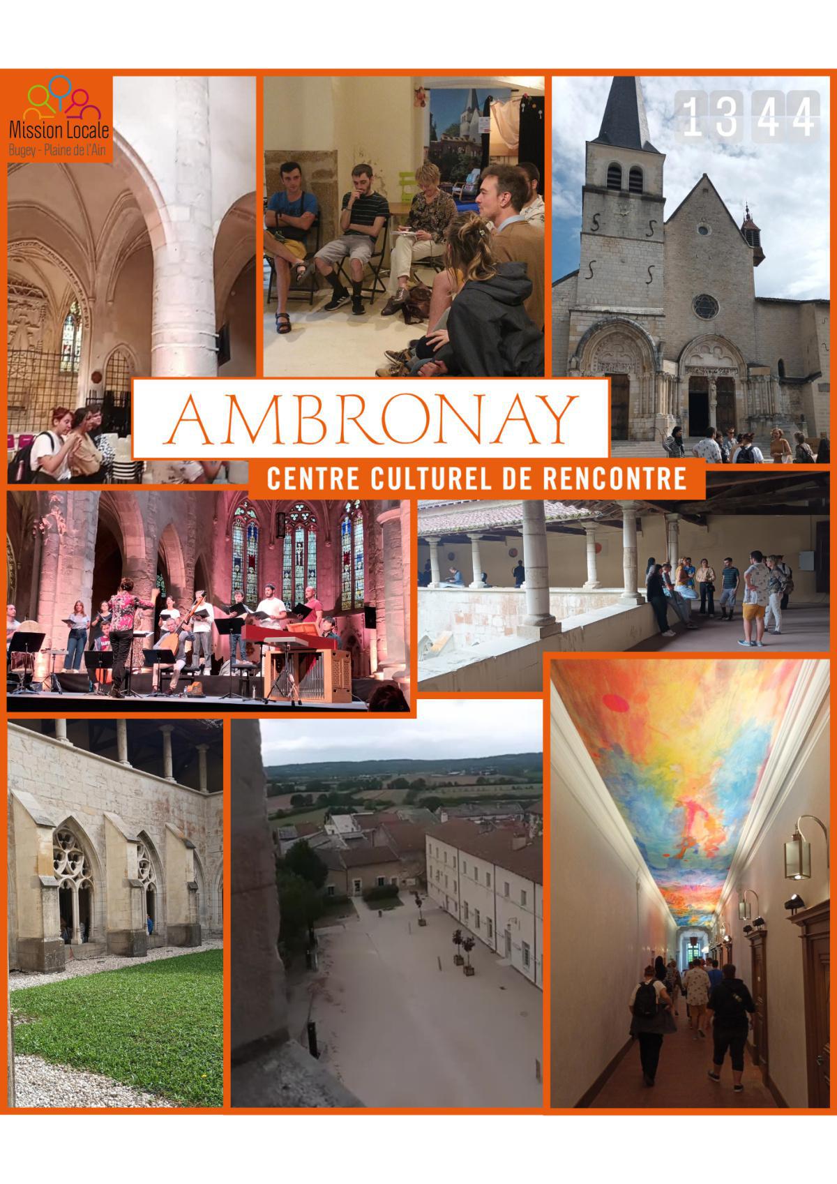 Visite du Centre Culturel de Rencontre d'Ambronay