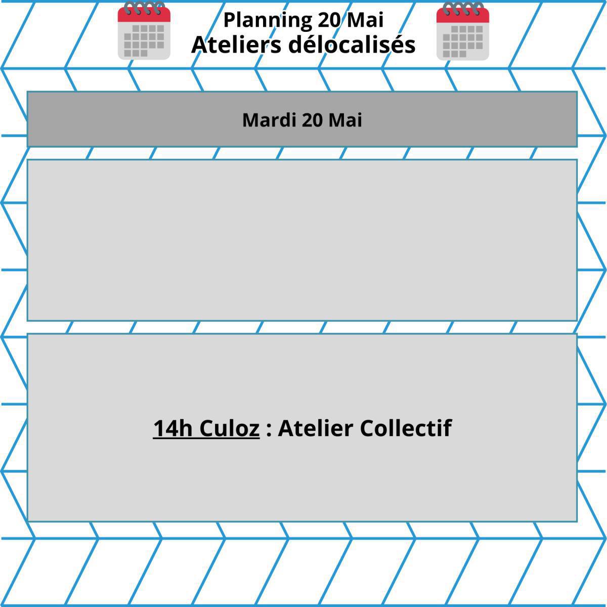 Planning du mois de Mai