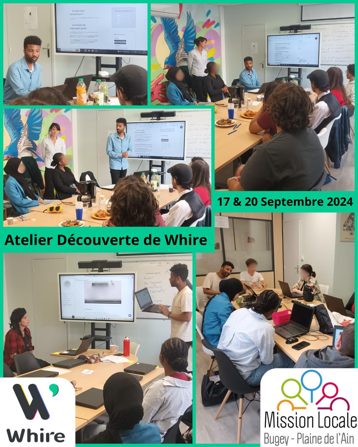 Atelier Découverte WHIRE - 17 & 20 Septembre 2024