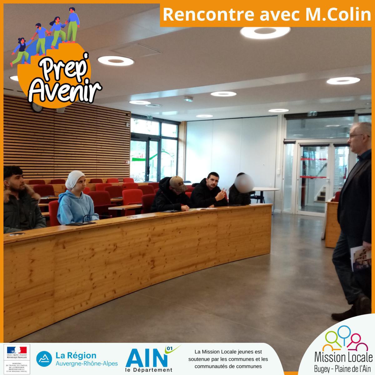 Prep'Avenir - Rencontre avec M.Colin au château de Chazey-sur-Ain - 2 Avril 2025
