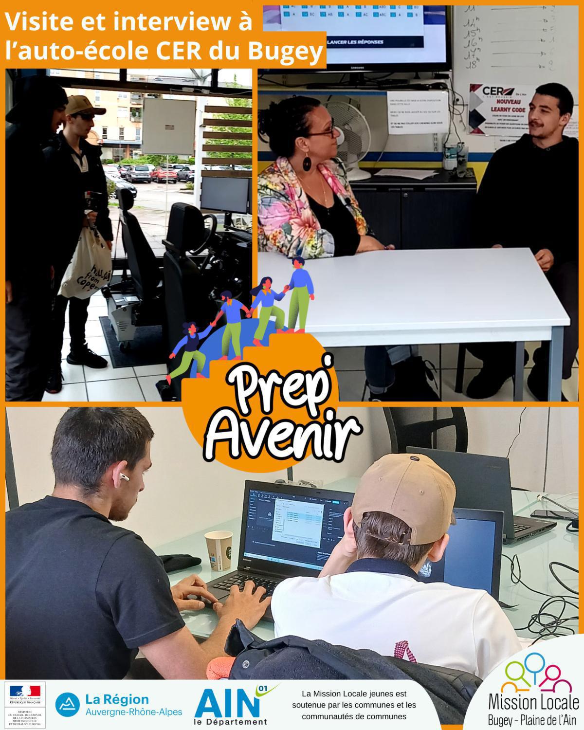Visite & Interview à l'auto-école CER du Bugey