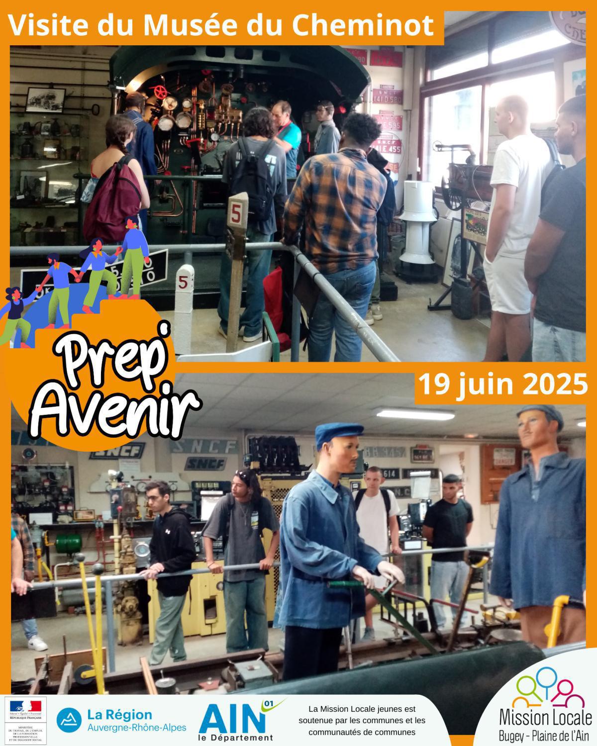 Prep'Avenir - Visite du Musée du Cheminot
