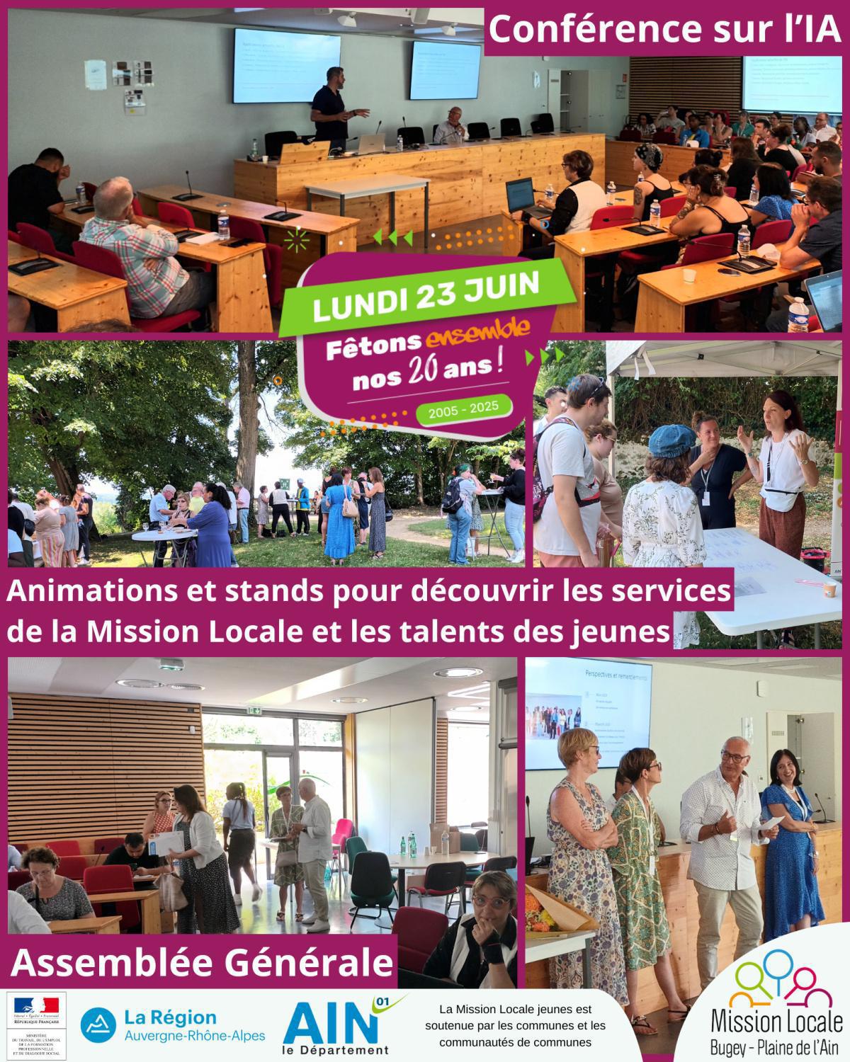 20 Ans de la Mission Locale Bugey Plaine de l'Ain