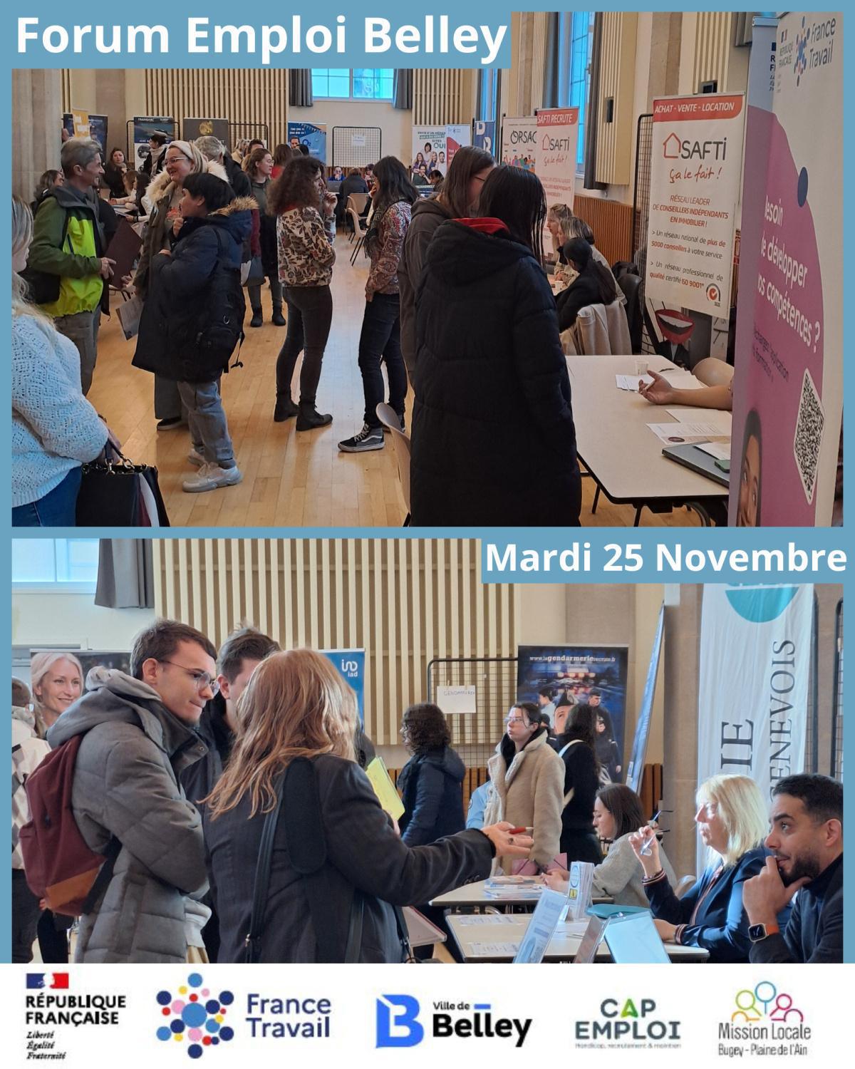 Forum Emploi Belley - 25 Novembre 2025