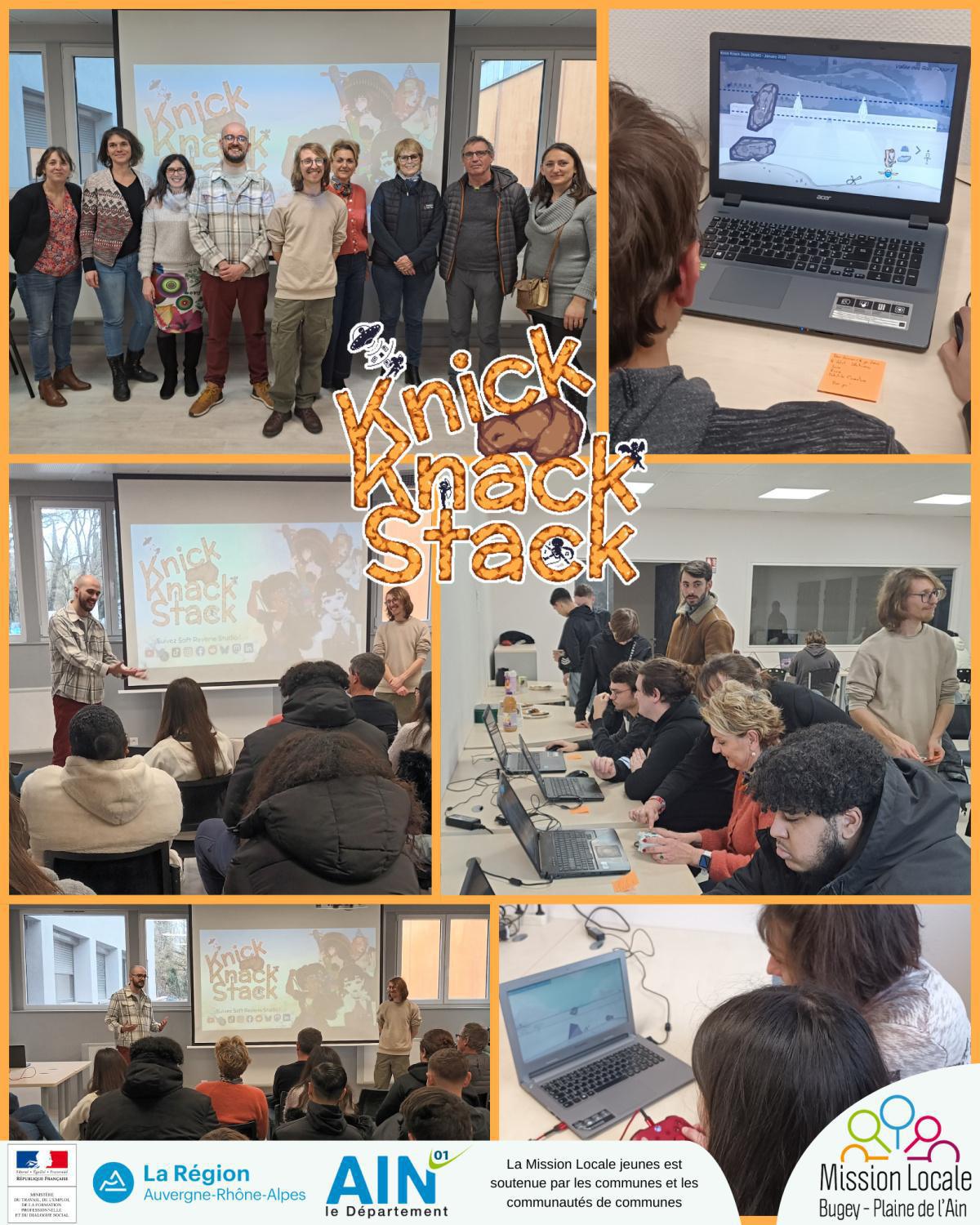 Présentation parcours et projet - Knick Knack Stack