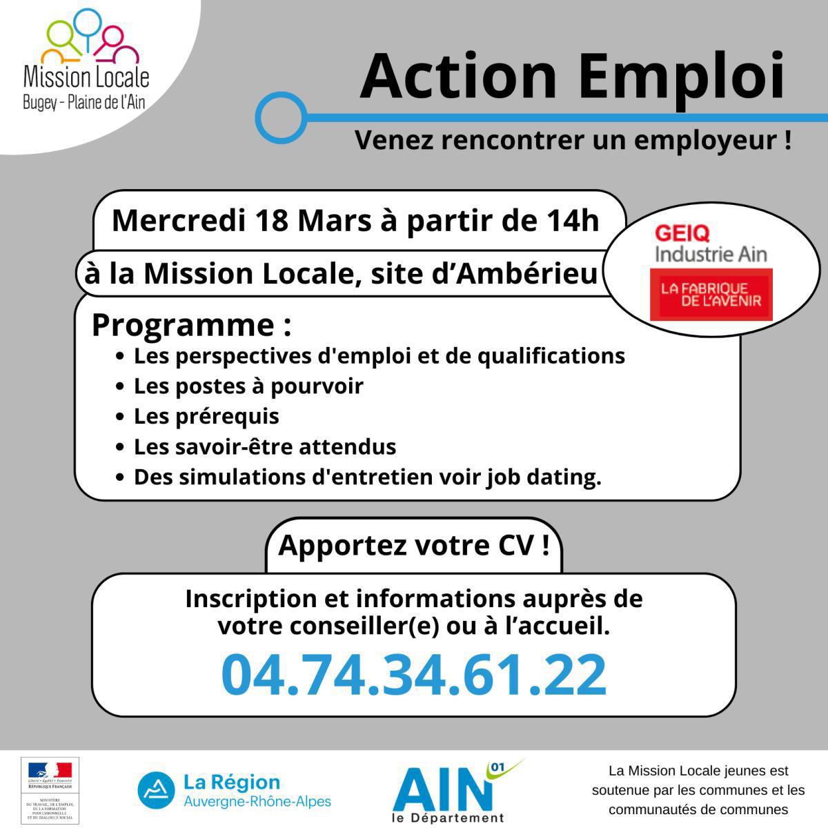 Intervention GEIQ Industrie Ain