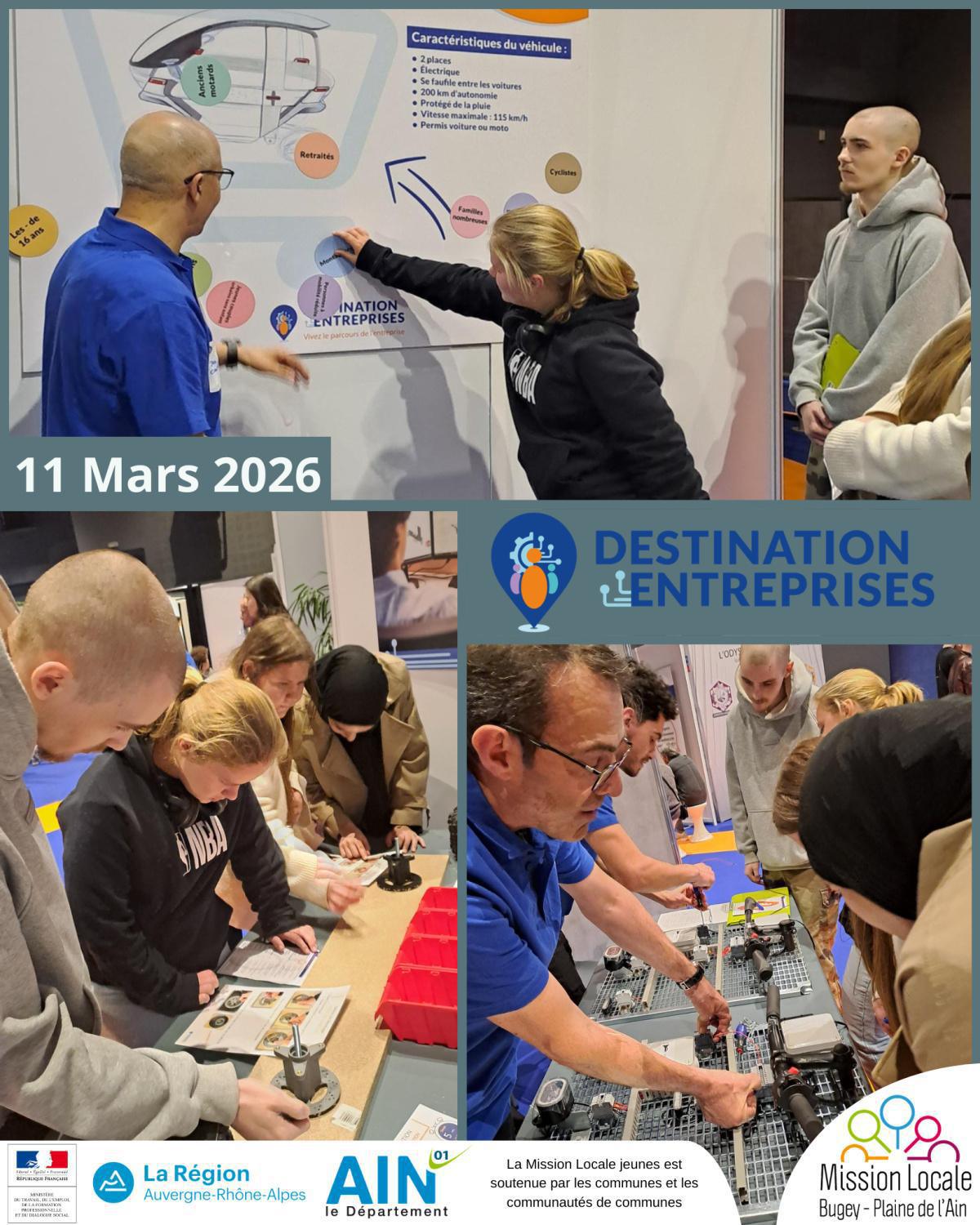 Salon Destination Entreprises à Belley - 11 Mars 2026