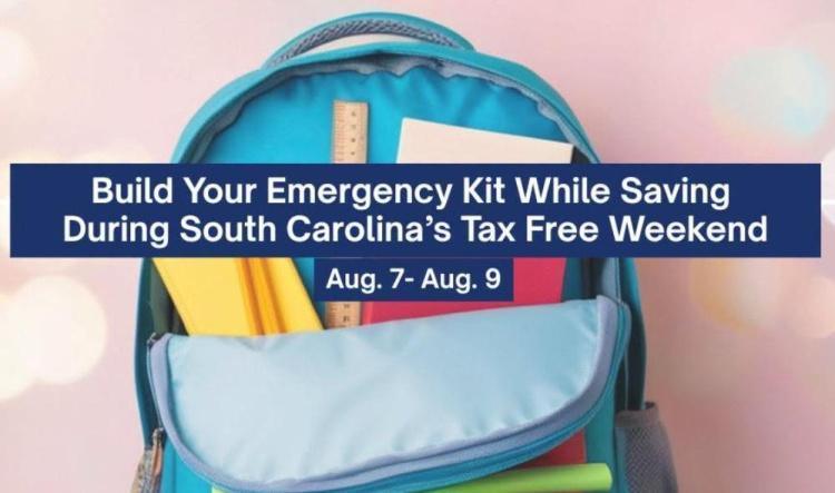 Aproveche el Fin de Semana Libre de Impuestos de Carolina del Sur para preparar su kit de emergencia y ahorrar