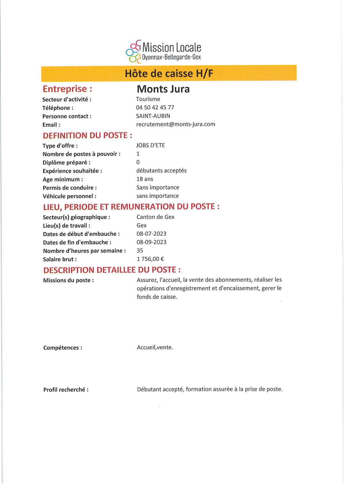 Hote de caisse