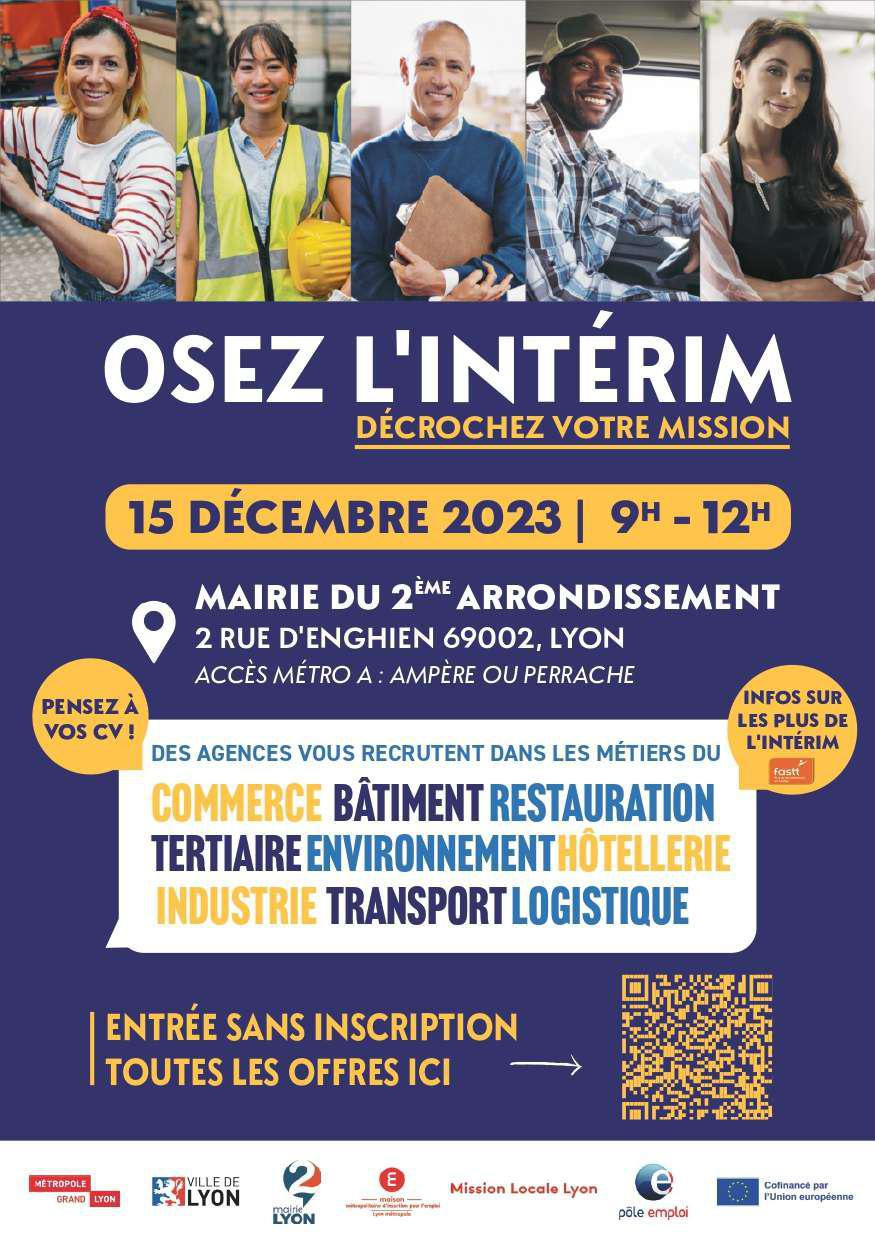 JOB DATING - OSEZ L'INTERIM | 15 décembre 9-12h