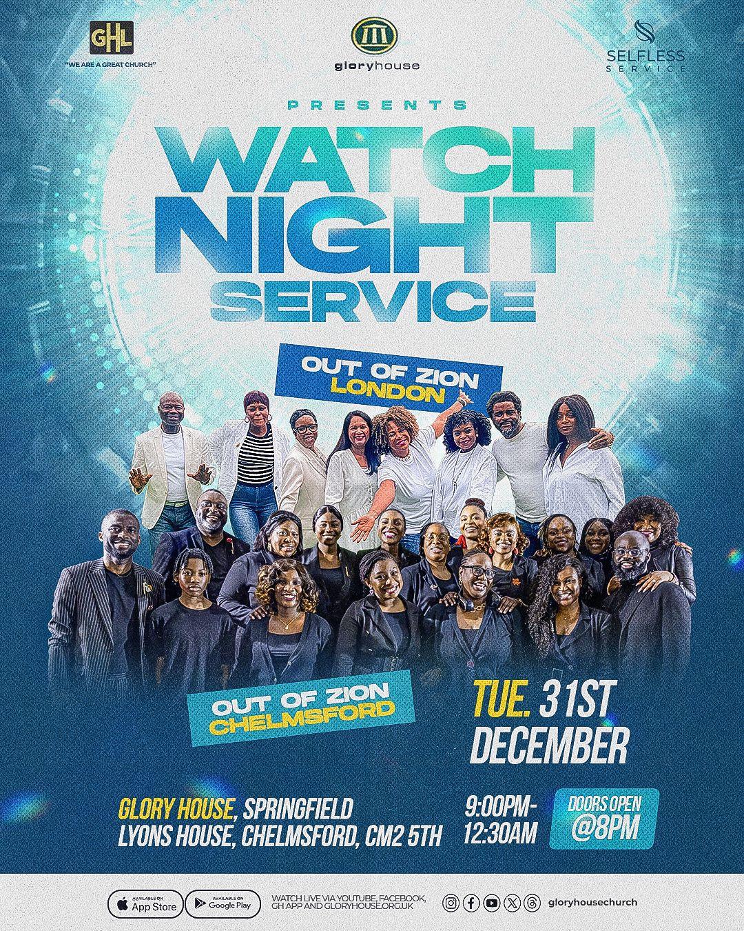 Glory House presents WATCH NIGHT SERVICE