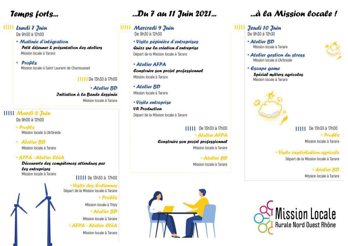 PROGRAMME - MLV du 7 au 11 juin PROGRAMME - MLV du 7 au 11 juin