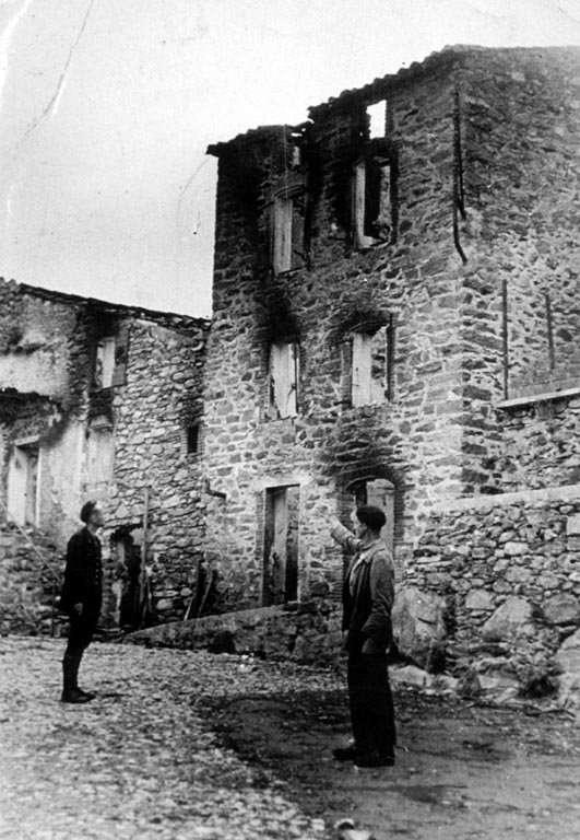 Valmanya ou le village martyr de la Résistance catalane.