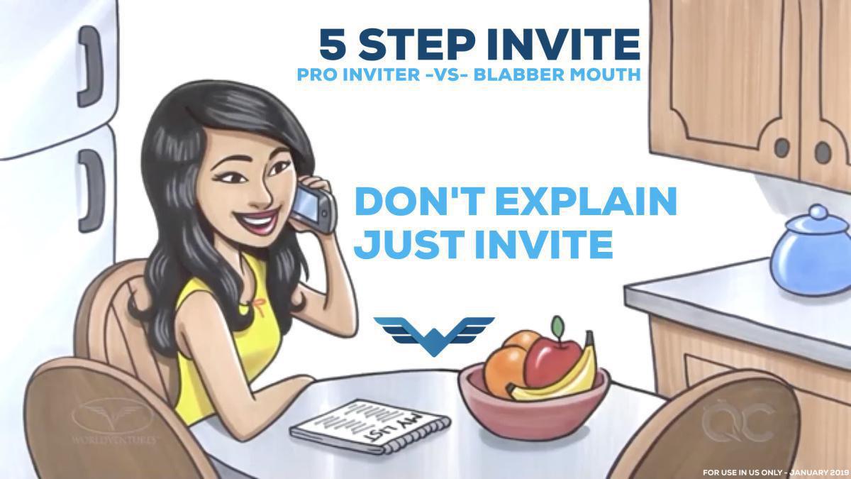 5 Step Invite