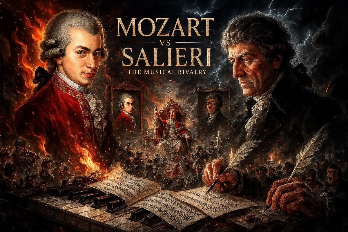 Mozart vs Salieri: la verità dietro la rivalità più famosa della musica classica